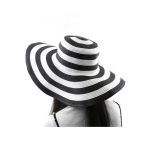 Women Summer Stripe Beach Hat