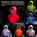 Winter Warm Fashionable Hoodie Car Gear Shift Knob Cover