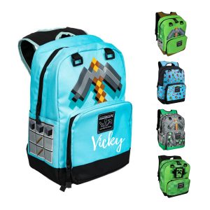 Minecraft Backpack Schoolbag