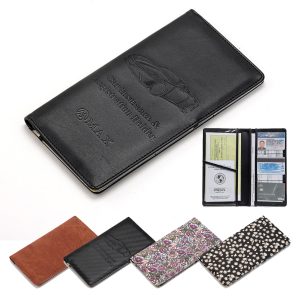 Car Insurance Policy Protector Leather Card Holder