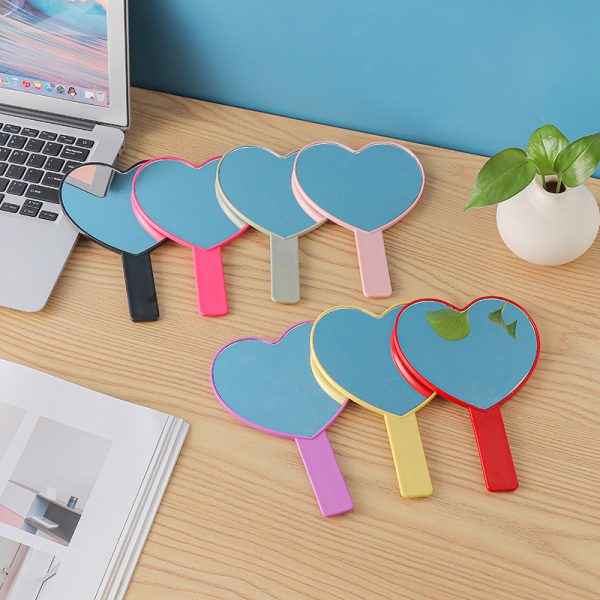 Heart Shaped Handheld Mirror