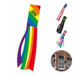 5.11"*39.37" Rainbow Pride Weathervane Wind Pipe Flag