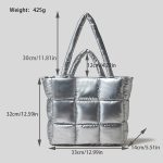 Cotton shopping tote bag Large capacity messenger handbag