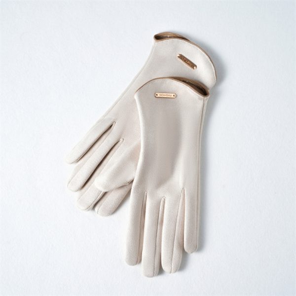 Winter Suede Gloves For Women