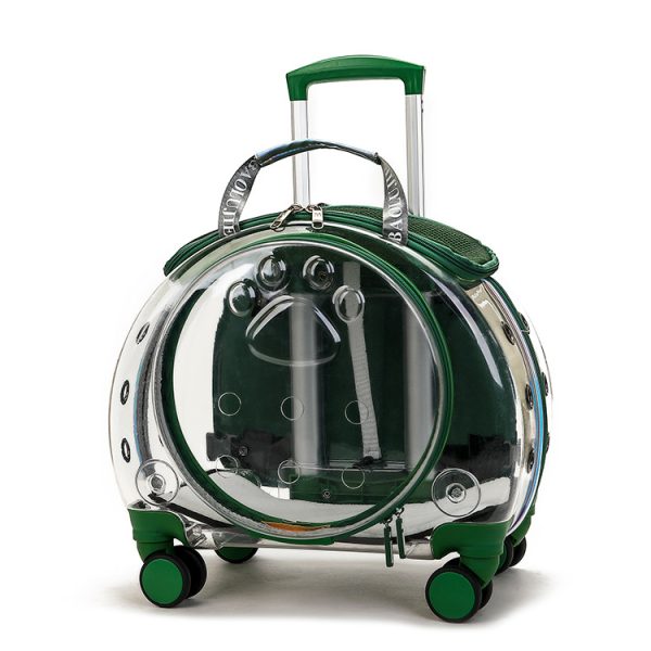 Full Transparent Pet Trolley Box Dog Bag