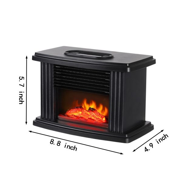 Mini Electric Fireplace Stove Heater