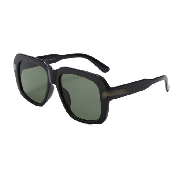 Retro Polarized Rectangle Sunglasses