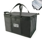 Car mounted foldable insulated bag