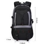 Canvas waterproof backpack for student sports travel