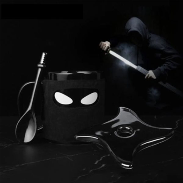 Ninja Ceramic Mug W/ Coaster