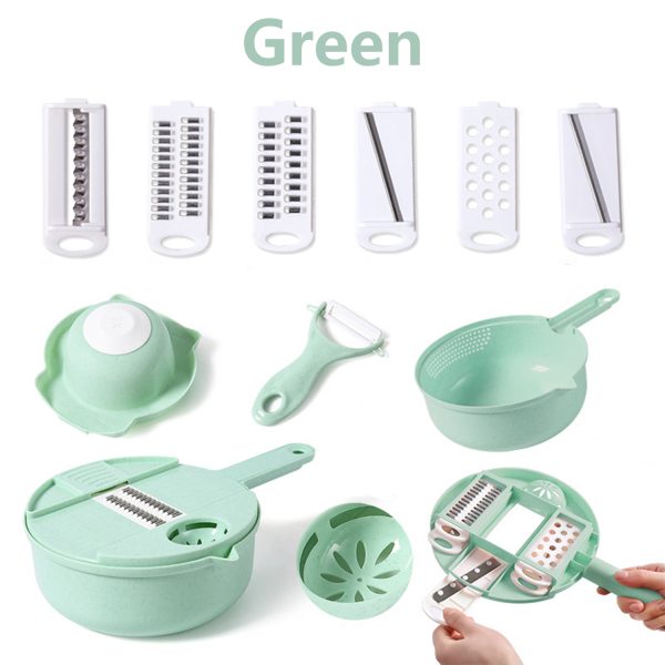 Multi-function 9-in-1 Vegetable Cutter