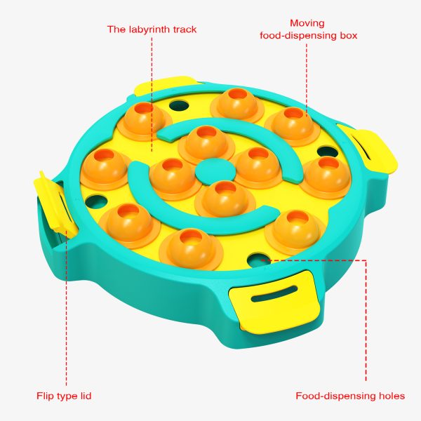 Treat Dispensing Puzzle Toys for Dogs Spinning Food Dispens