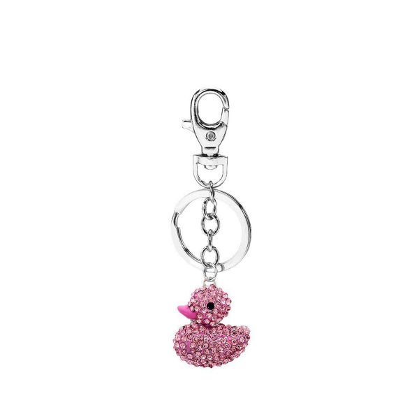 Diamond Cute Duck Keychain