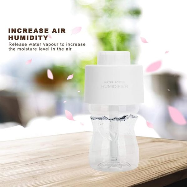 Mini Portable Bottle Cap Air Humidifer W/ Usb Cable