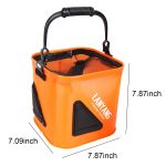 Fishing Bucket Foldable Waterproof EVALive Fish Container