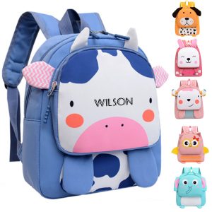 Nylon animal shaped kindergarten school backpack