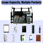 Multi-Pocket Walker Bags with Cup Holder