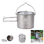 Titanium Camping Hanging Cookware Pot