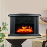 Mini Electric Fireplace Stove Heater