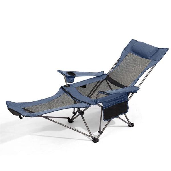 Foldable Camping Chair W/ Footrest