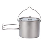 Titanium Camping Hanging Cookware Pot