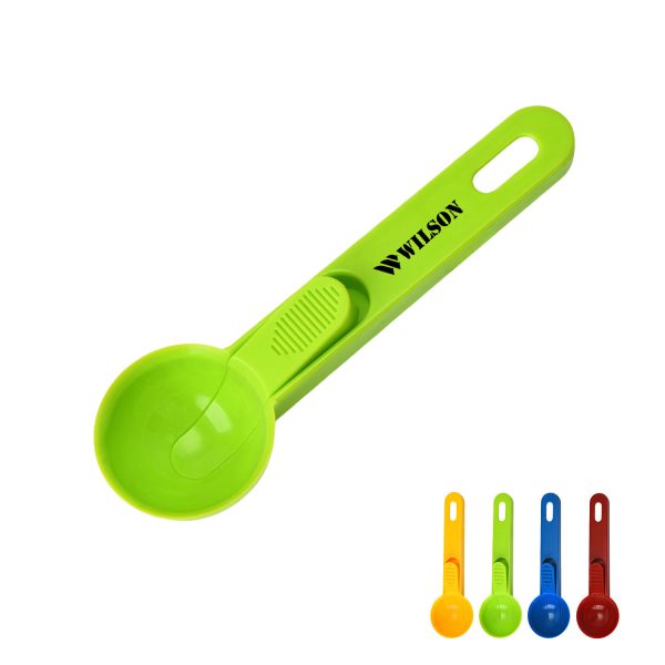 Press-type plastic ice cream scoop