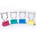 Cartoon Mouse Shaped Metal Binder Clip Paper Clap