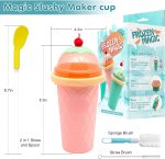 12.5Oz Smoothie Cups With Lids And Straws