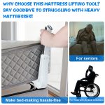 Foldable Mattress Lifting Tool