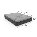 9.8" Memory Foam and Spring Hybrid Mattress