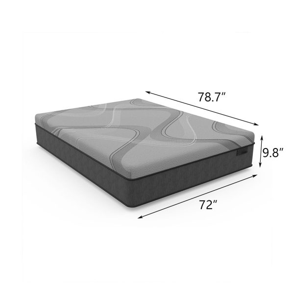 9.8" Memory Foam and Spring Hybrid Mattress