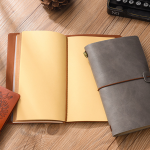 Vintage Refillable PU Leather Writing Travelers Notebook