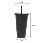 23oz Polypropylene Straw Cup