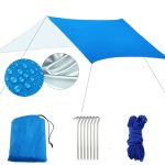 Waterproof and sunscreen beach shading tent