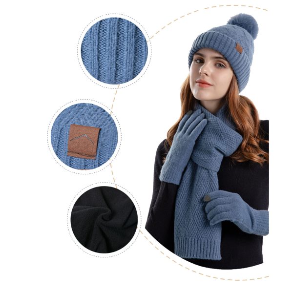 Hat And Scarf Gloves Set