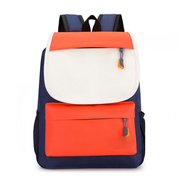 Nylon cute multicolored school bag for children