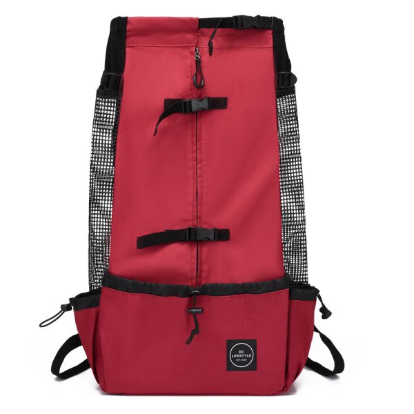 Outdoor Portable Dog Mesh Backpack