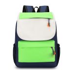 Nylon cute multicolored school bag for children