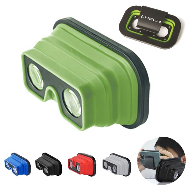 Foldable Silicone 3D VR Glasses