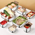 Large Stainless Steel Bento Box