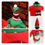 Christmas wine bottle cover