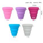 5oz Silicone Folding Retractable Mug