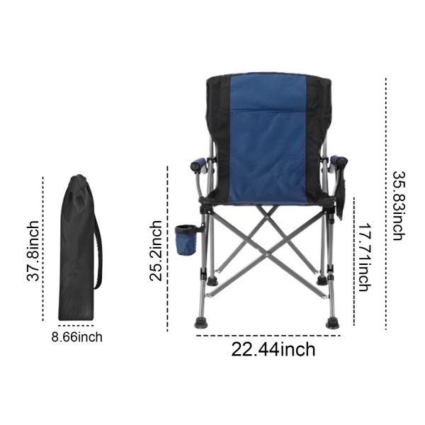 Foldable Camping Chair W/ Footrest