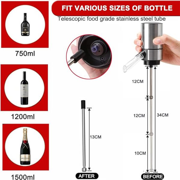 Multiple intelligent electronic wine aerators