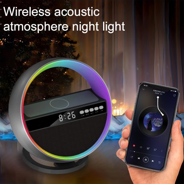 Wireless charging bluetooth speaker