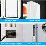 8/16L Mini Single Door Fridge for Home and Car