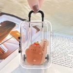 Mini Cute Transparent PP Trolley Case Jewelry Box