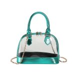 Fashionable Candy Colored PVC Clear Crossbody Bag