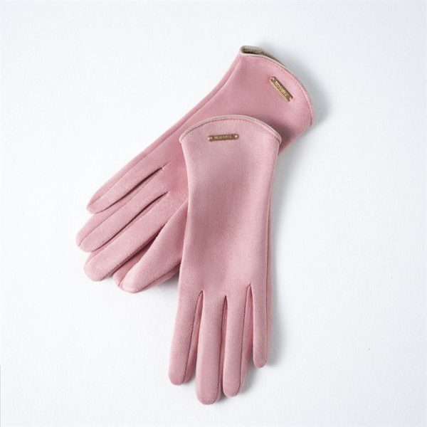 Winter Suede Gloves For Women