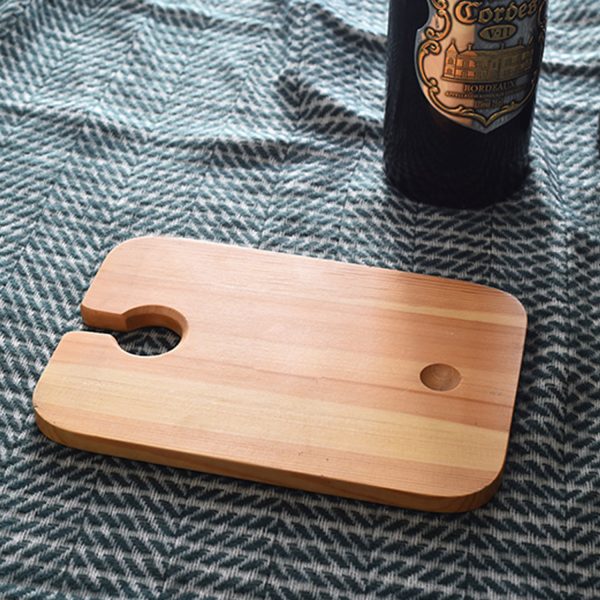 Customizable Creative Wooden Wine Tray